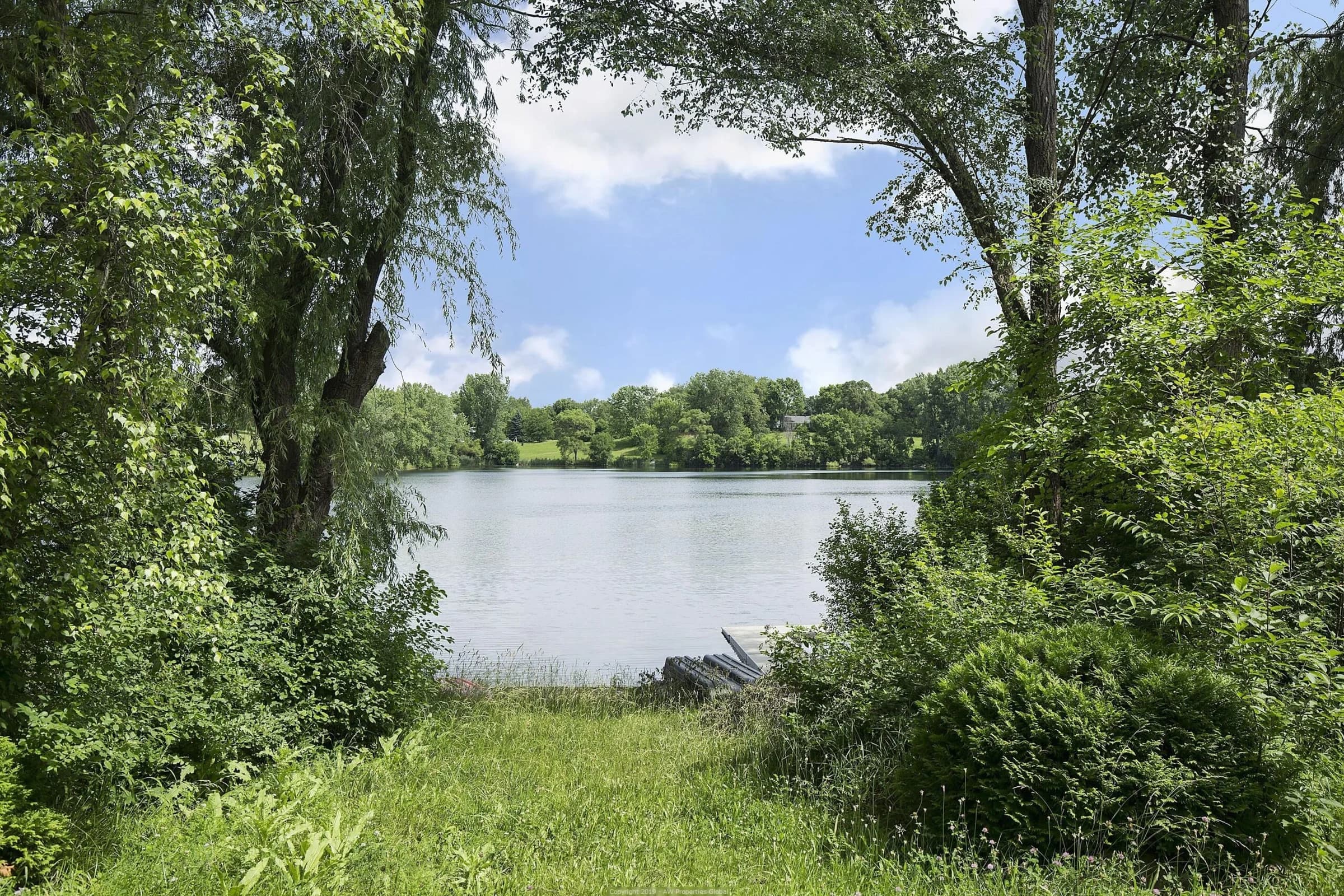 Lakefront, 10+ Acre Estate with Pier on Private Lake, Equestrian Stable & Outbuilding w/ Coach House in McHenry, photo 4
