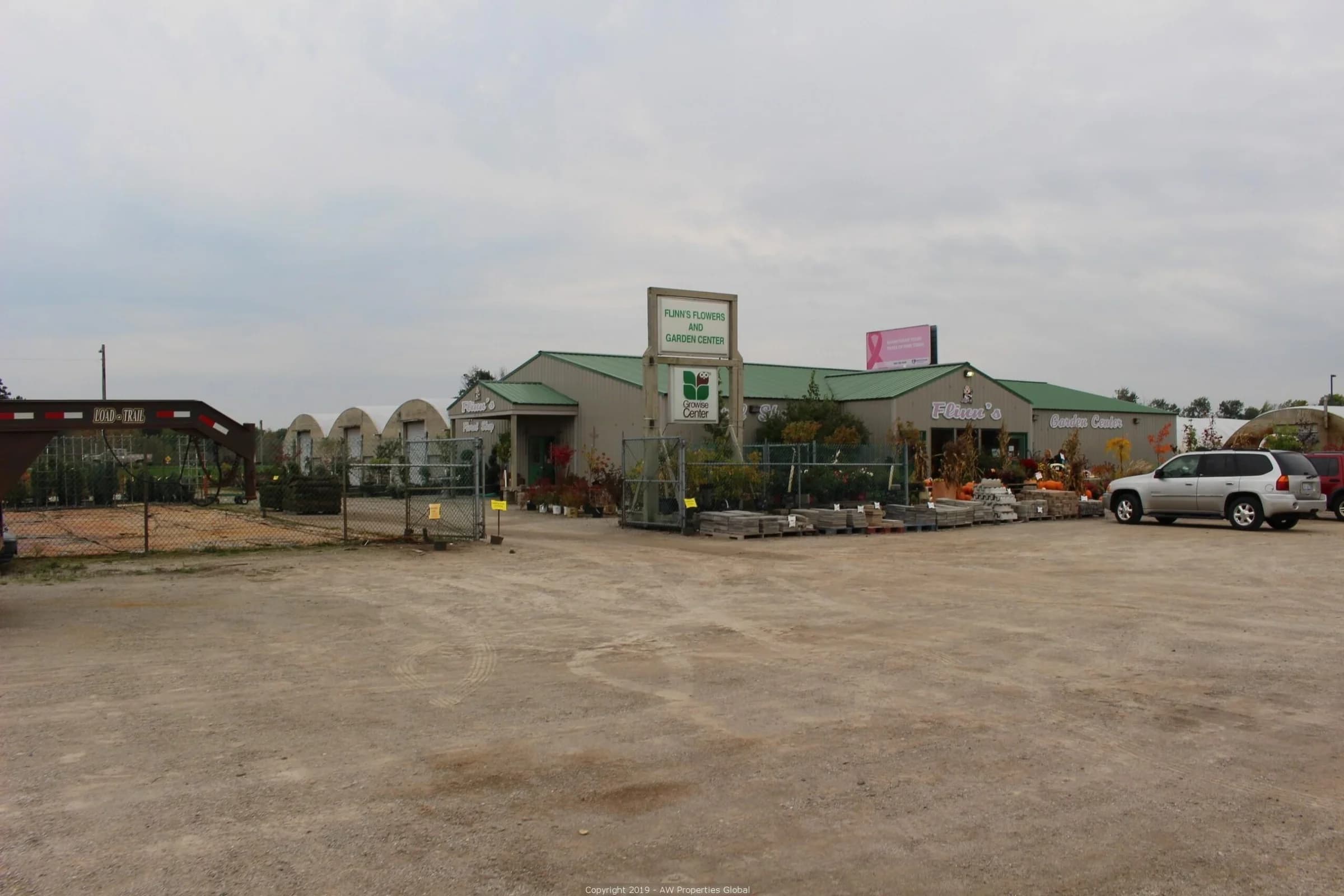 Approx. 3 Acres Commercial Zoned Land with 1 Building & 5 Greenhouses; Currently a Flower and Garden Center, photo 2